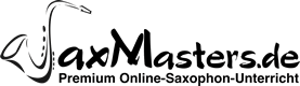 Saxophon lernen in der Online-Saxophonschule Logo